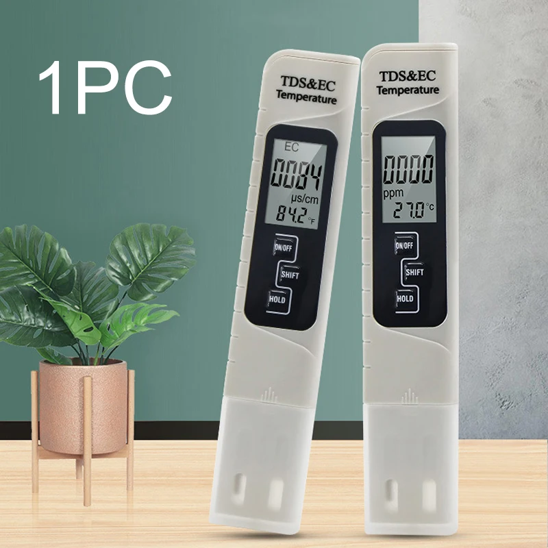 New Electric Digital TDS&EC Meter Tester Conductivity Hydroponics Water Test Pen