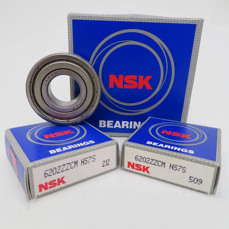 10 Stück NSK Hochpräzisionslager 6200 6201 6202 6203 6204 6205 ZZ 10*30*9 12*32*10 15*35*11 17*40*12 20*47*14 25*52*15 mm – Detail 1
