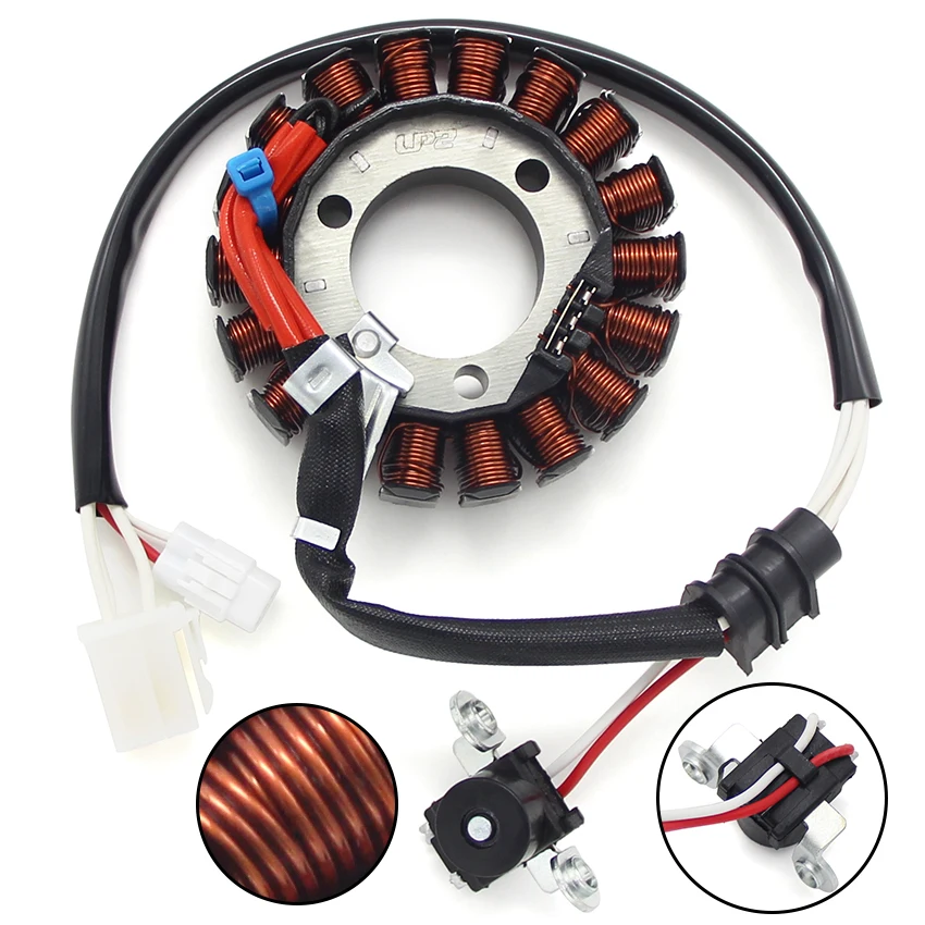 

Motorcycle Stator Coil for Yamaha MT125 MT-125 ABS WR125R WR125X YZF R125 YZF-R R15 SP FZ150 MT 125 22B-H1410-00 Generator Coil