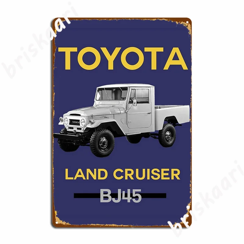 Land Cruiser Bj45 Metal Signs Design Home Wall pub Mural Painting Tin sign Posters