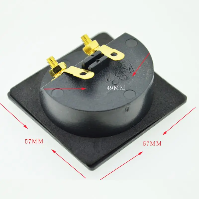 2 Way Speaker Box Terminal Binding Post Cup DIY Home Car Stereo Screw Cup Connectors Subwoofer Plugs L41E