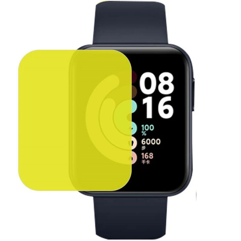 Xiaomi Redmi Watch/ Mi Watch Lite 용 소프트 TPU 투명 보호 필름 5 개, 전체 LCD 화면 보호기 커버, 스마트워치 보호