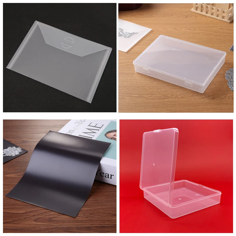 Die & Stamp Storage Bag with Magnetic Sheets Storage Box Used To Store Cutting Dies Hot Foil Plates Organizer Holders Bags