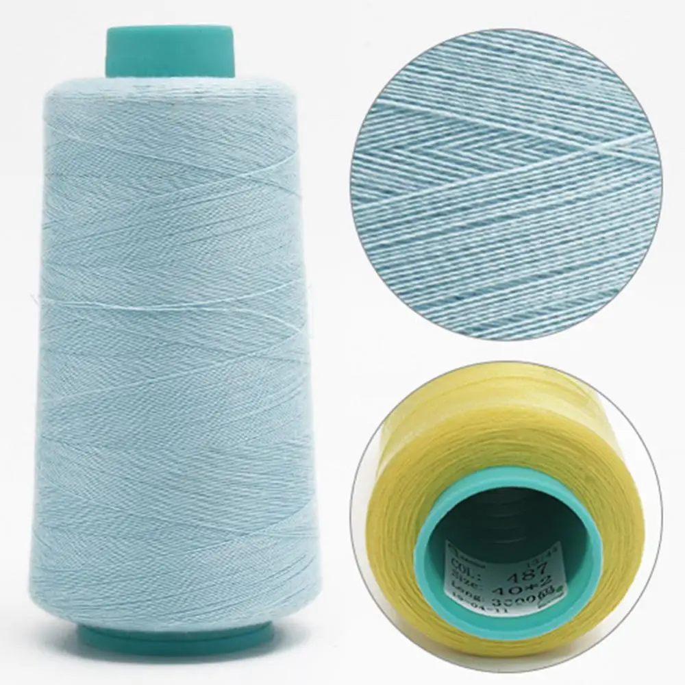 40% Hot Sales!!! 1 Roll 40s/2 20s/2 High-strength polyester thread for overlock sewing machine