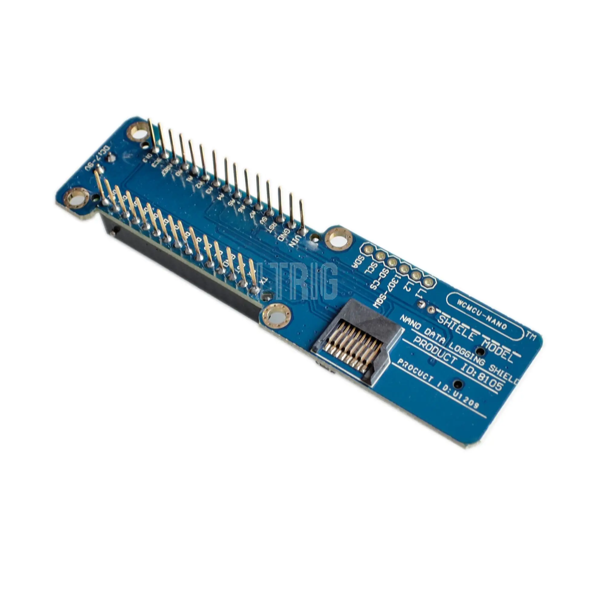 LTRIG Custom 1PC SNano V3.0 3.0 Data Record Logging Shield Module For Arduino Nano Recorder 3.3V With SD Card Interface Module