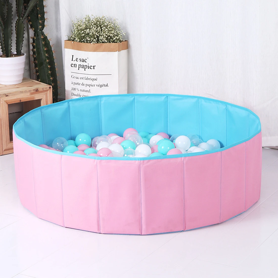 Kids Safety Barrier Children Play Game Fence Toy Sand Pool Baby Indoor Outdoor Playground Ocean Ball Pool Folding Playpen Kids