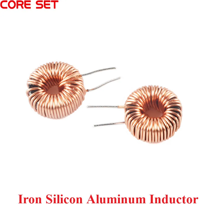 5Pcs Iron Silicon Aluminum Magnetic Ring Inductor Coil 40125 65125 80125 Inductor 22/47/100uH 0.6/0.8/1.0MM Diameter Inductance