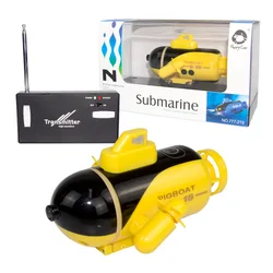 Mini RC Submarine Wireless Remote Control Boat High Speed USB Chargeable Electronic Navigation Model Toys For Kids Birthday Gift