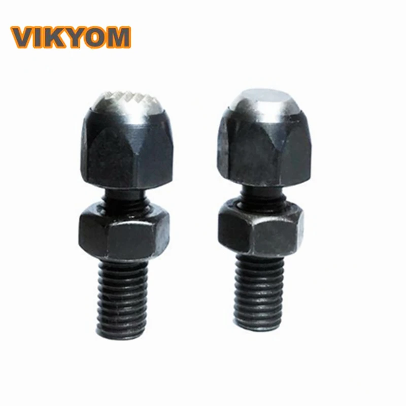 Flat tooth surface moving steel ball screw tool fixture positioning screw Dynamic steel ball positioning screw support