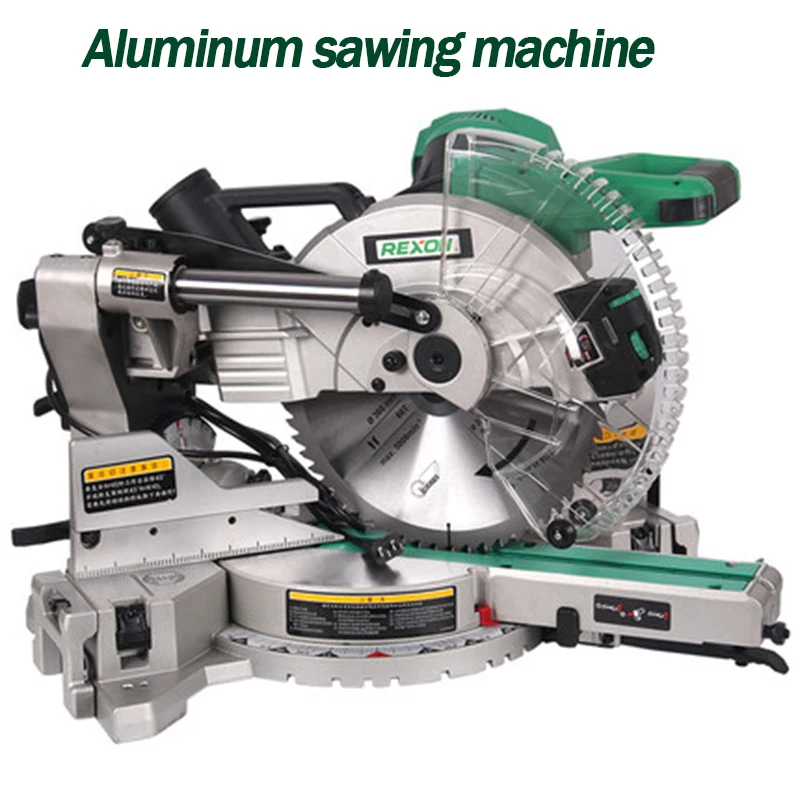 

12"Dual Sliding Compound Mitre Saw & 305mm 12 Inch miter saw 1800 W 220/ 50hz Circular Saw Cutting Machine Mluminum SM3057R