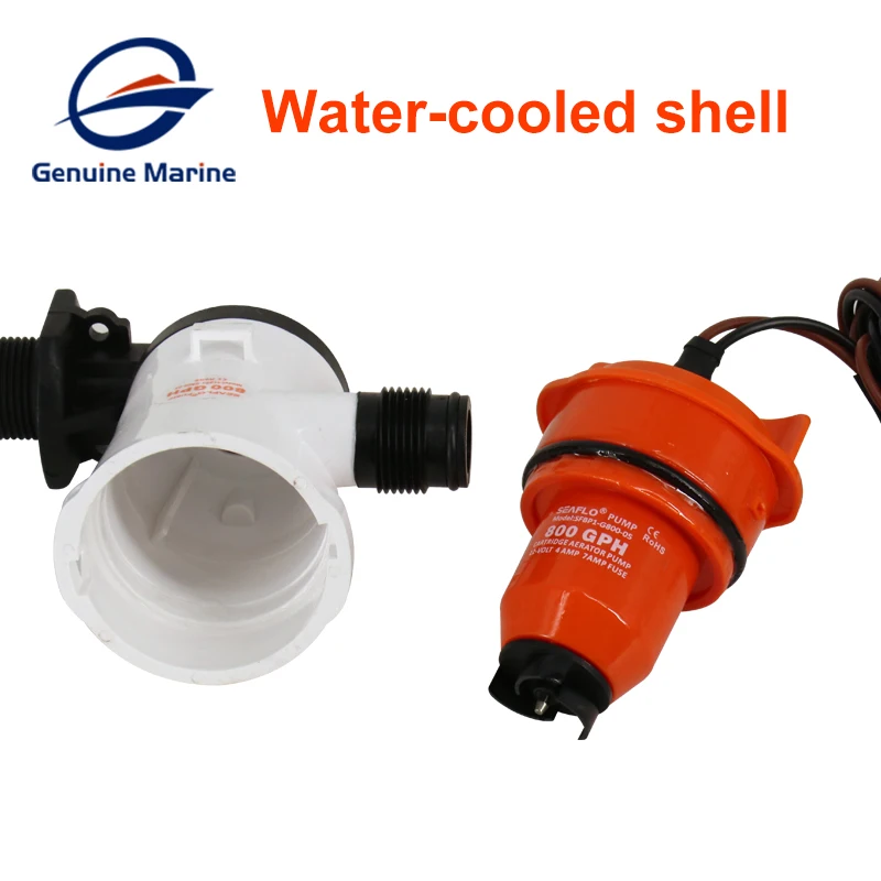 Seaflo 800GPH 12 В Livewell аэрационный насос Water Pump, живая емкость для рыбалки, морской лодки, откачивающий насос под углом L Style