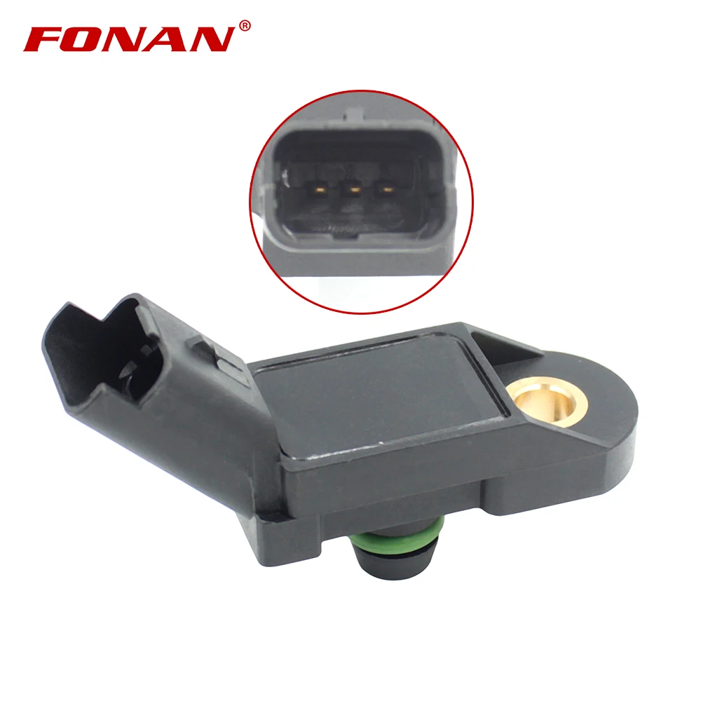 Fonan Kaart Manifold Absolute Pressure Sensor Voor Peugeot 307 Cc 3B 2.0 16V Convertible Benzine Rfn 2003 - 2006 9639418980