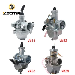 ZSDTRP High Performance For Mikuni VM16 VM22 VM26 VM28 Carburetor For 50cc 70cc 110cc 125cc 250cc Dirt Pit Bike ATV Quad