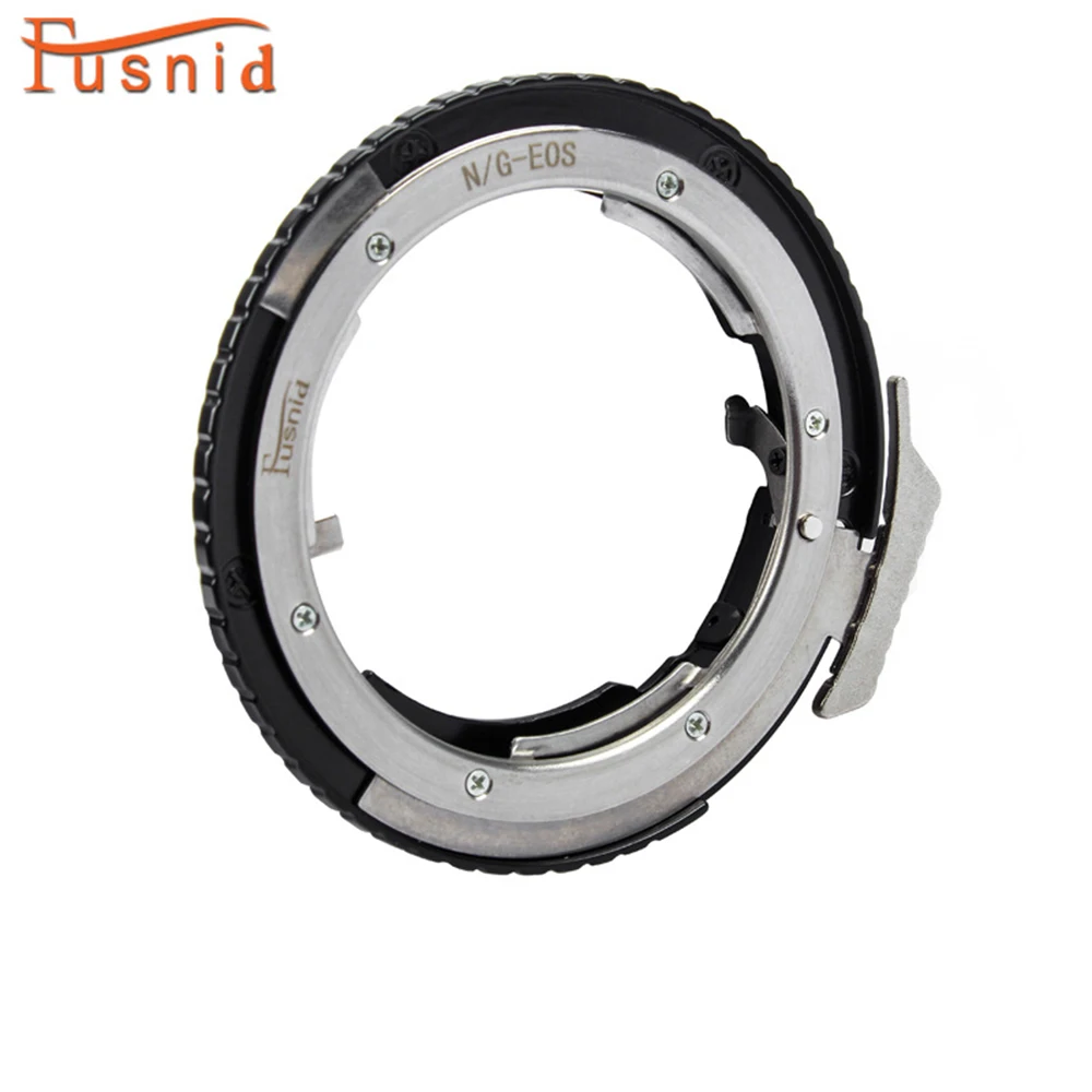 N/G-EOS Mount Adapter Ring with Aperture Ring For Nikon AI AI-S F mount Lens to Canon EOS EF mount camera