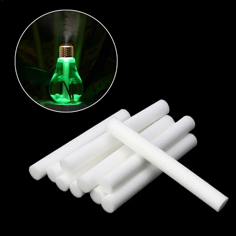 10Pcs 8mmx70mm Humidifiers Filters Cotton Swab for Humidifier Aroma Diffuser