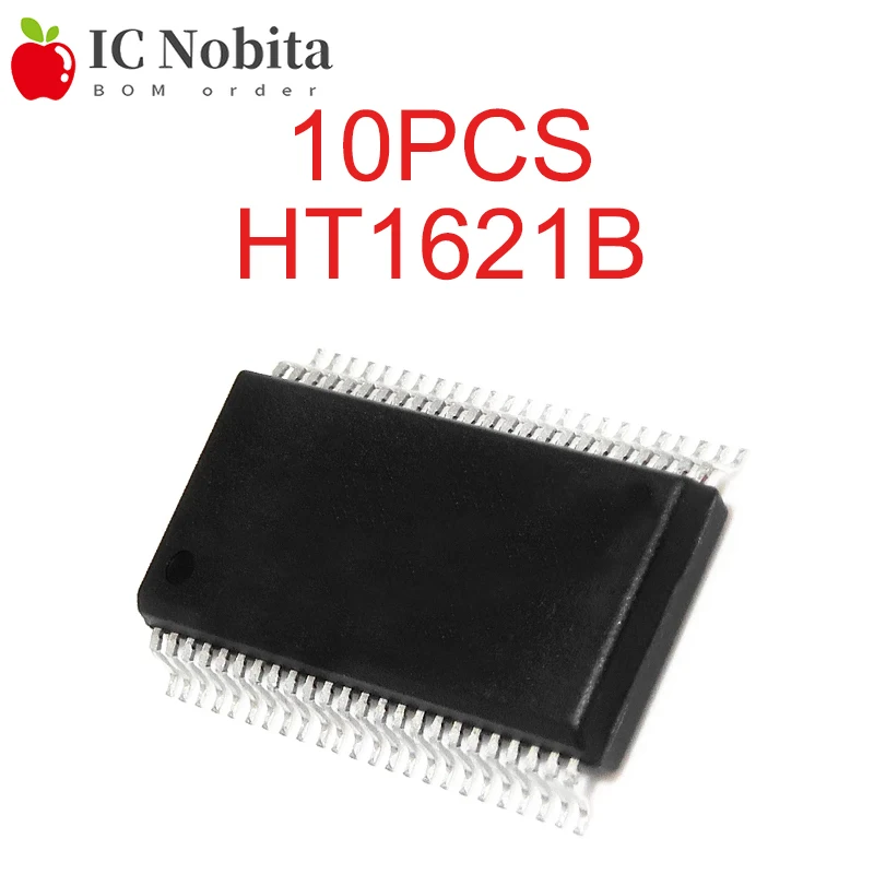 10PCS HT1621B SSOP-48 HT1621 SSOP48 1621B SSOP SMD RAM Mapping LCD Driver Chip IC New