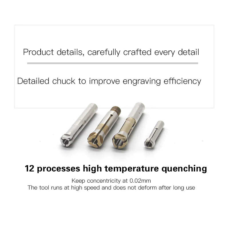 1 Pc  STRONGDRILL Micromotor Polishing Handpiece 2.35mm 3.0mm 3.175mm Chuck for Strong double-lock chuck