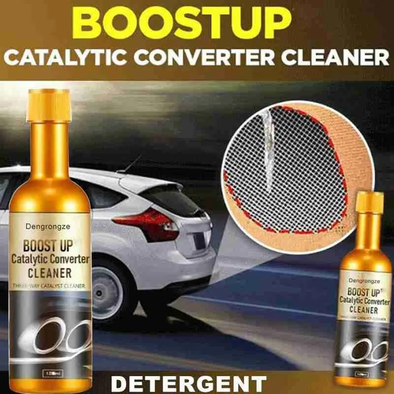 120ml Instant Car Cleaner Catalytic Converter Easy To Clean Engine Accelerators Detergent Reduce Fuel Consumption and Odor