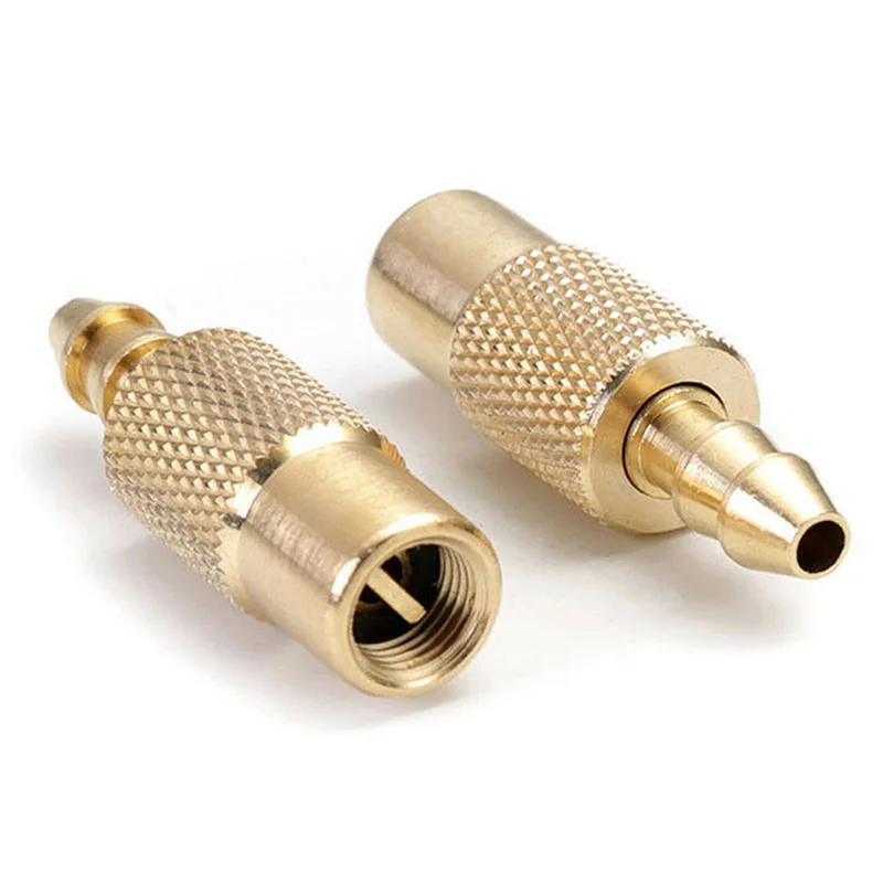 

1PC Car Tire Clamp Joint Connector Adapter Car 6mm Brass Tire Valve Joint Inflator Pump Valve