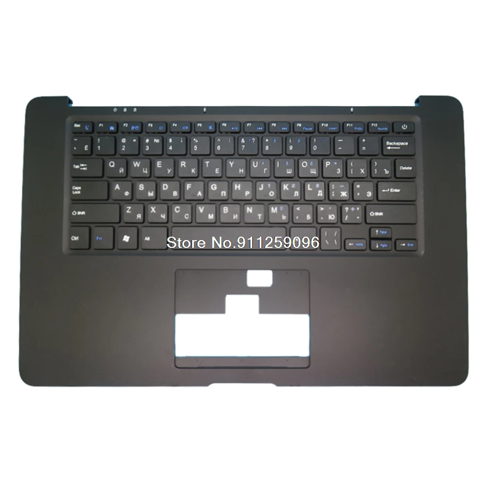 Laptop PalmRest&keyboard For 4Good CloudBook People AM600 LTE Russia RU Upper Case Black New