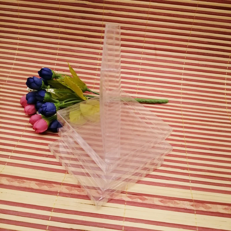 100pcs ABB Clear Transparent Box Bag Pvc Plastic Box Gift Packaging Box For Jewelry Gift Boxes Packaging Display Storage Box Diy