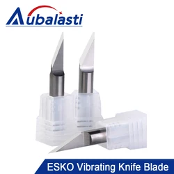 Aubalasti ESKO Single Edge Round Shank 6mm Oscillating Blades Vibrating Knife Blade Tungsten Steel Blade For ESKO CNC Machine