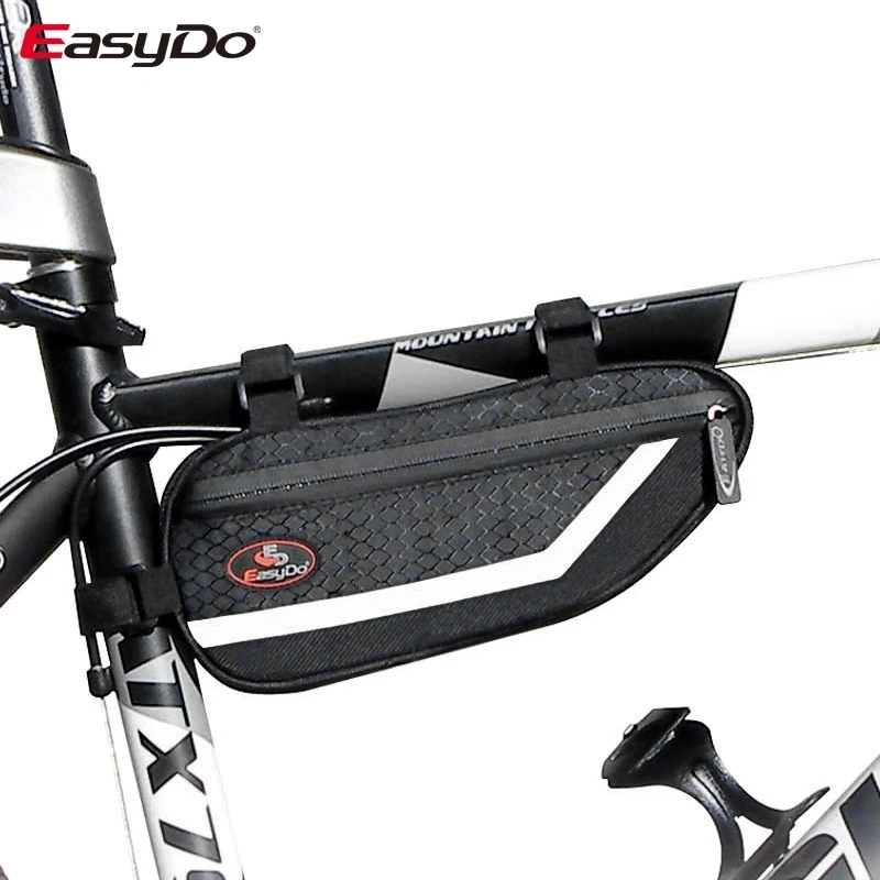 EasyDo Bicycle Bag Waterproof Top Front Tube Frame bike Bag MTB Mountain Road Bike Bags Reflective strip Bike Accessories