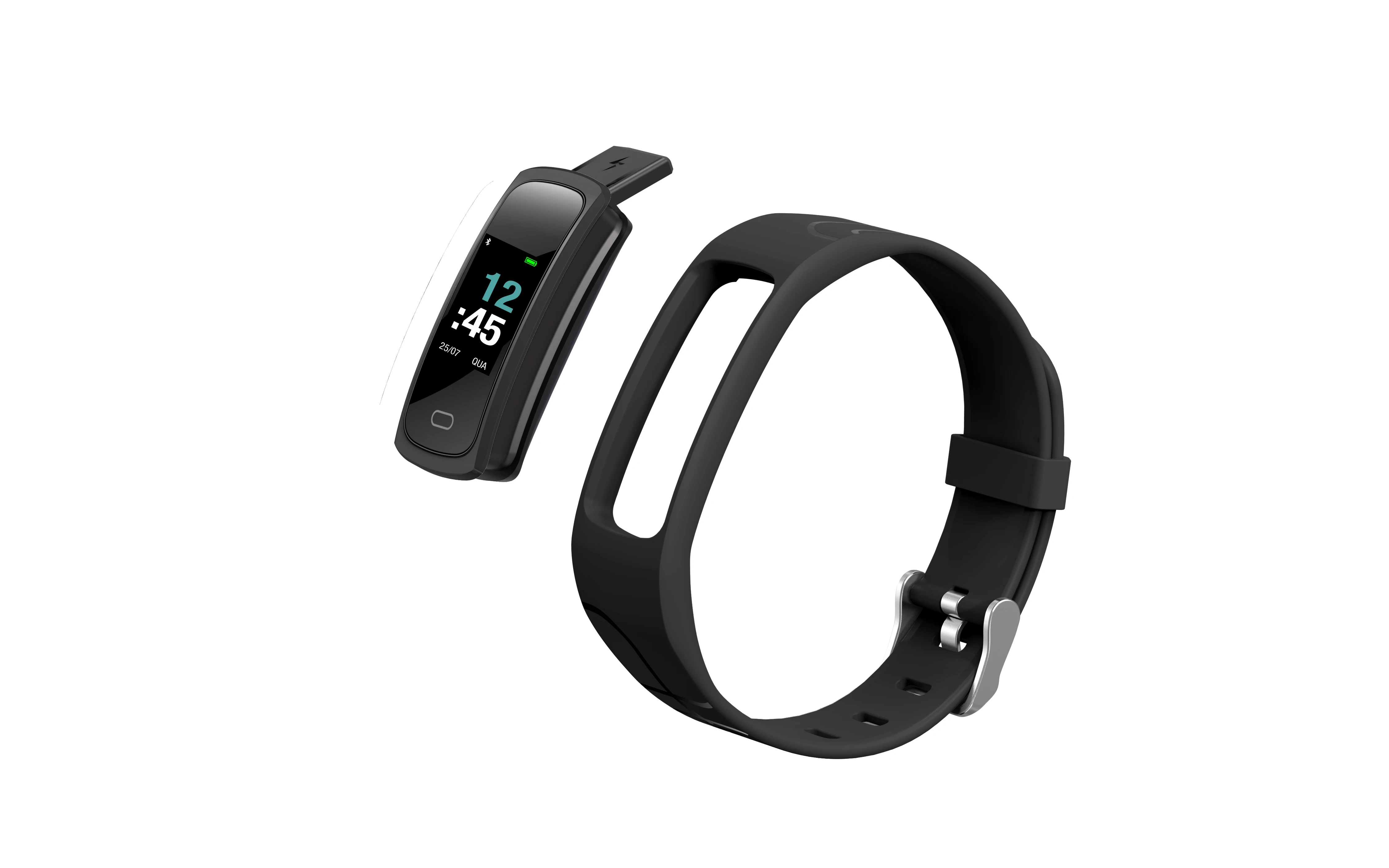 Hot Sell OLED Touch Screen Step Sports waterproof IP68 Blood Pressure Heart Rate smart bracelet RYDB3C