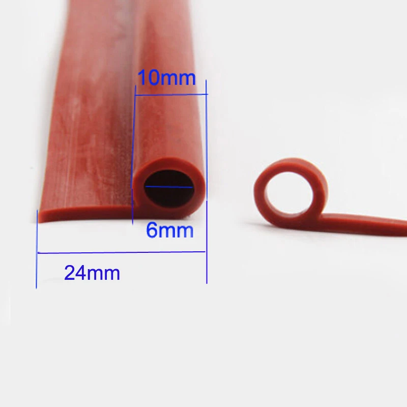 

P type high temperature oven door window silicone rubber sealing strip weatherstrip