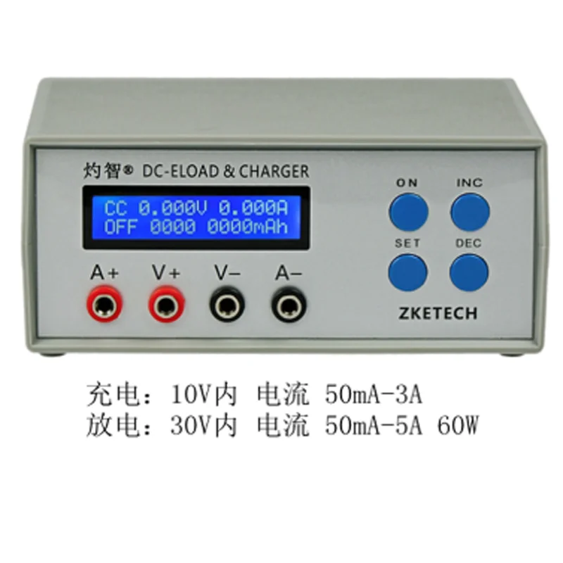 

EBC-A05+ Electronic Load Battery Tester Battery Testing Power for Mobile Battery Capacity Computer 5V Output