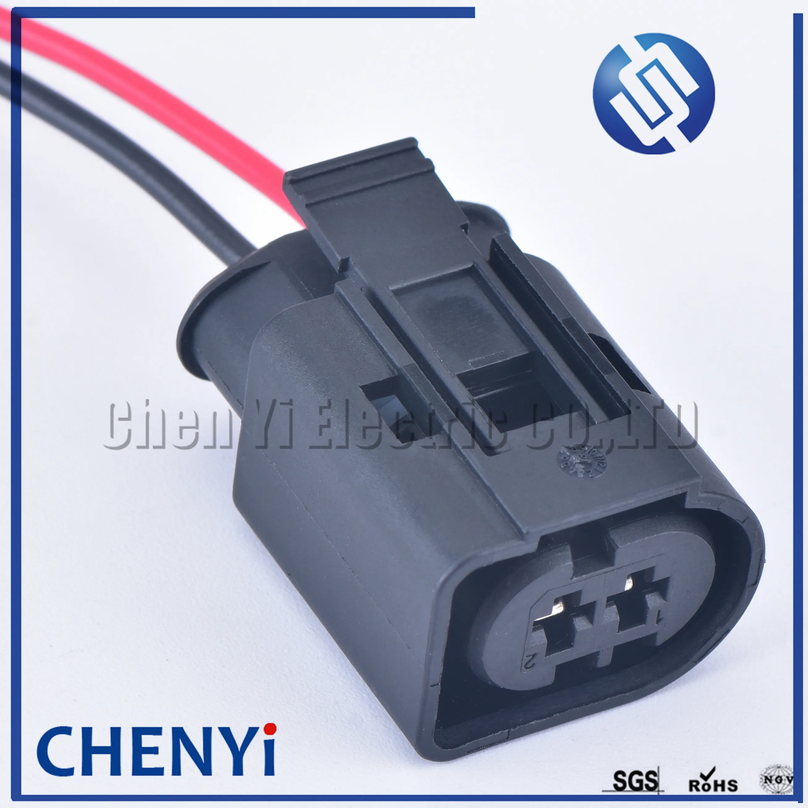 2 Pin Female 1-967412-2 0-965695-1 Waterproof Auto Socket Electrical Sealed Auto Connector with 15cm wire