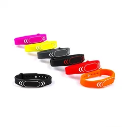 50pcs 13.56MHz silicon Bracelet Programmable Ntag213 chip NFC Wrist Band Smart RFID Wristband RFID Wristband NFC Bracelet