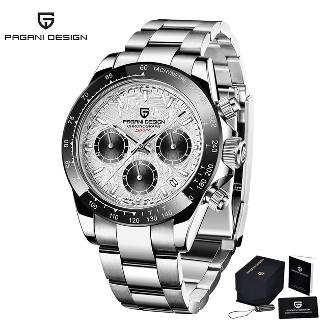 PAGANI DESIGN Luxury Men's Watch Quartz Men's Business Watch Top Brand Luxury Waterproof Men's Chronograph VK63 Reloj Hombre image 3