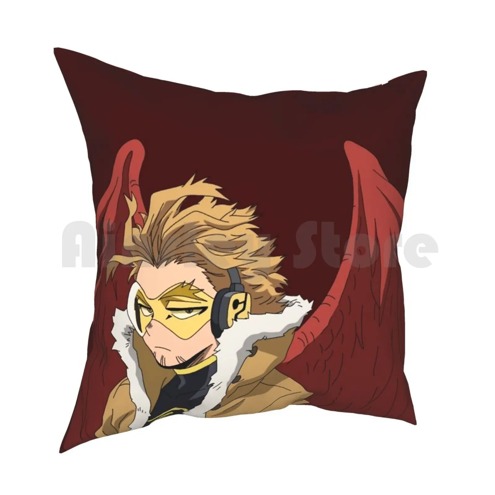 Hawks-Cool Pillow Case Printed Home Soft Throw Pillow Bnha Mha Boku No Hero Academia Bokunoheroacademia Anime Manga Hero