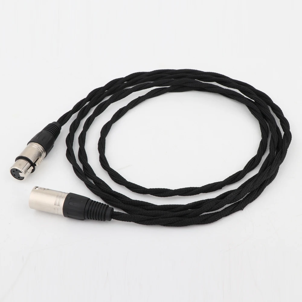 Câble d'extension Hifi XLR mâle vers 4 broches XLR femelle, câble d'extension audio pour téléphone de sauna