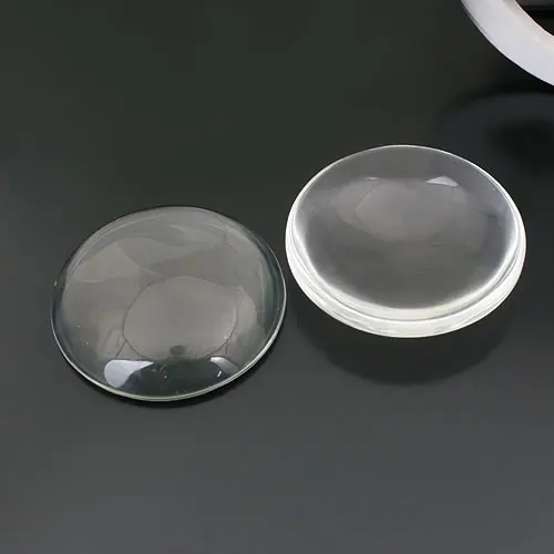 Wholesale Diameter 8mm to 50mm Round domed Clear Glass Cabochons Flat bottom beads Diy Jewelry Findings Accessories (JM3592)