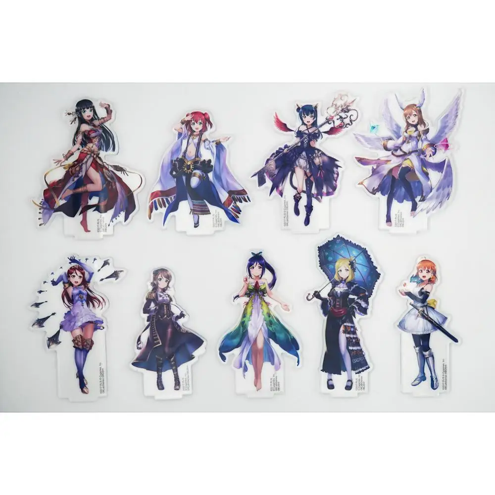 Love Live Lovelive Sunshine Aqours Anime Yoshiko Dia Ruby Riko Kanan Kunikida Hanamaru You Ohara Mari ShadowVerse Acrylic Stand