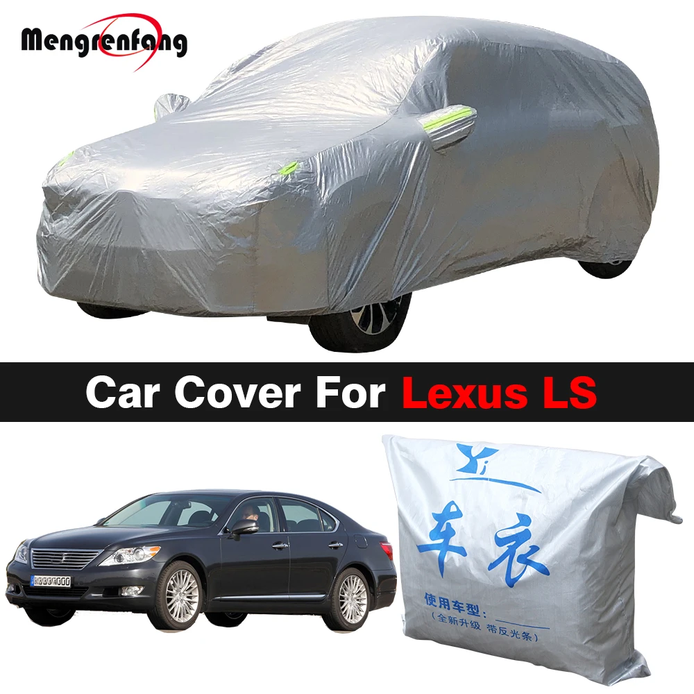 

Full Car Cover Auto Outdoor Indoor Sun Shade Anti-UV Snow Rain Protect Cover For Lexus LS LS500 LS500h LS600h LS460 LS430 LS400