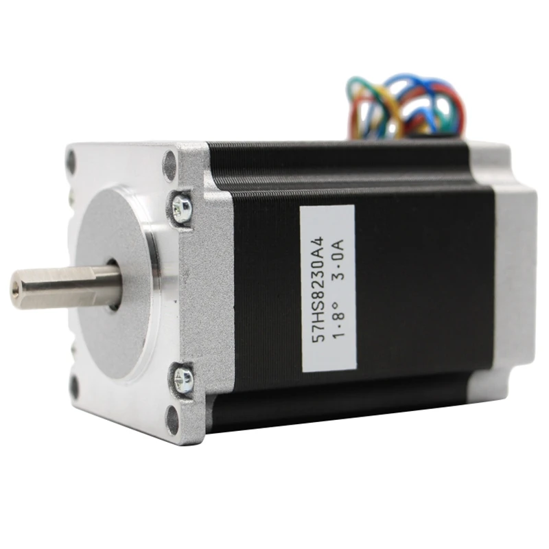 Nema 23 Cnc Stepper Motor 57x82Mm 3A 2.2N.315Oz-In Nema23 Cnc Router Engraving Milling Machine 3D Printer