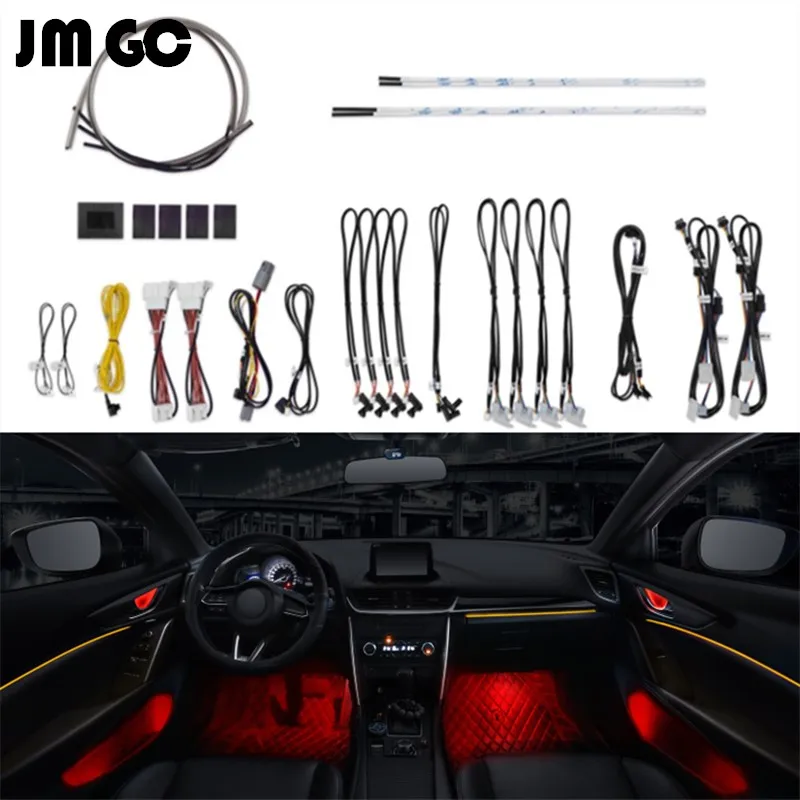 

LED Ambient Light Suitable for Mazda 3 Axela Interior Ambient Light 64-color Trim Light Modified Interior Light Original Install