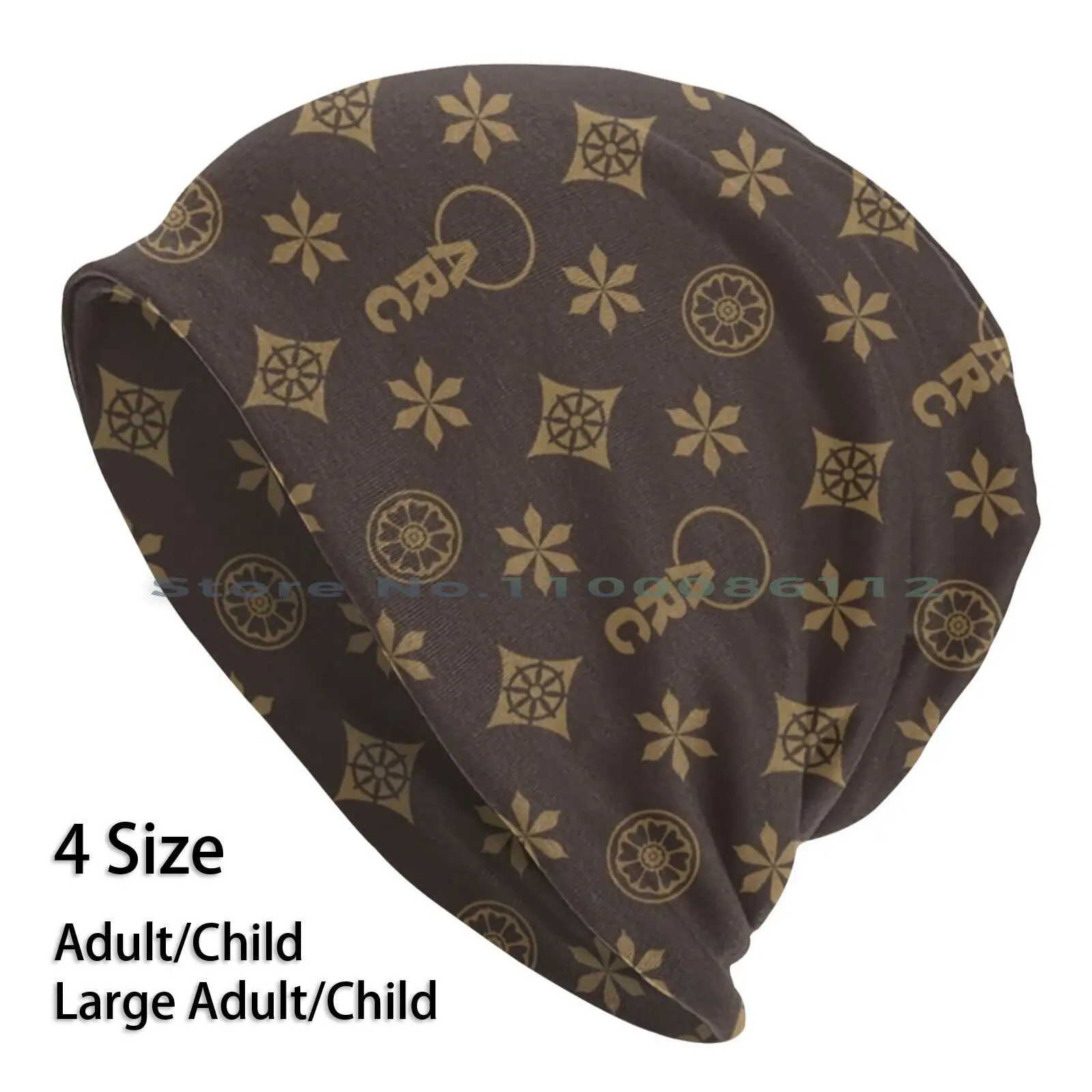 Arc Original Beanies Knit Hat Light Brown Arc Pai Show Brimless Knitted Hat Skullcap Gift Casual Creative