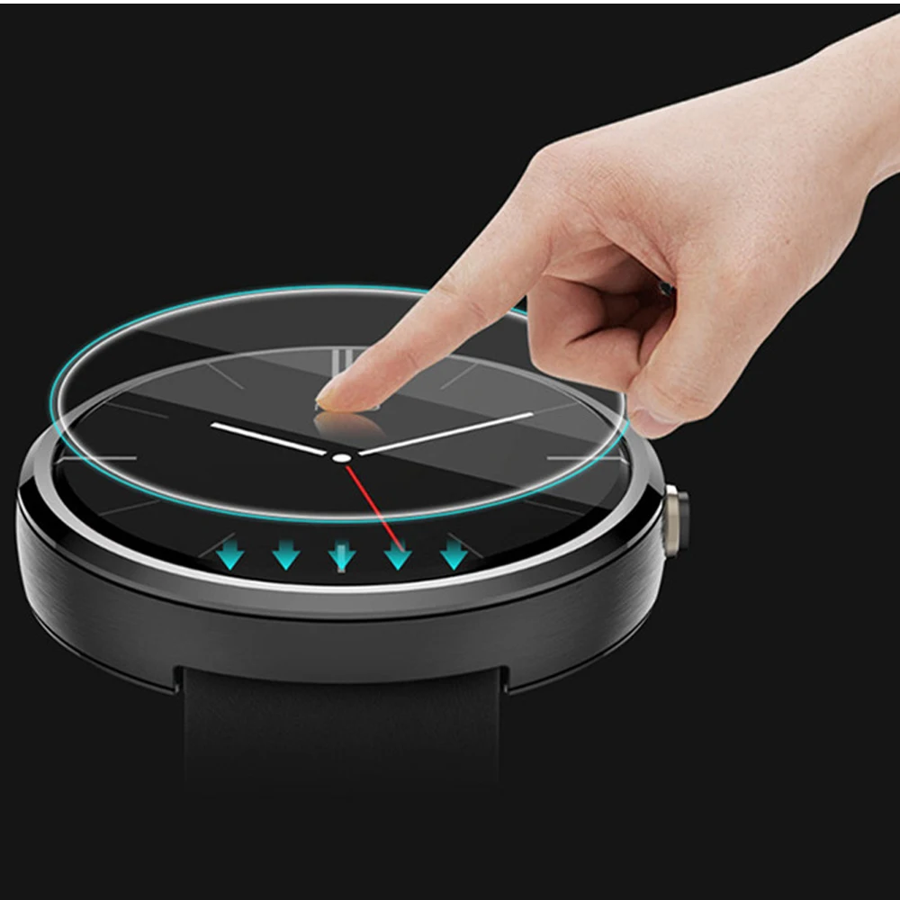 5 قطعة غطاء كامل الزجاج المقسى ل Fossil Sloan HR واقي للشاشة الزجاج ل Fossil Sloan HR Gen 4 واقية اكسسوارات