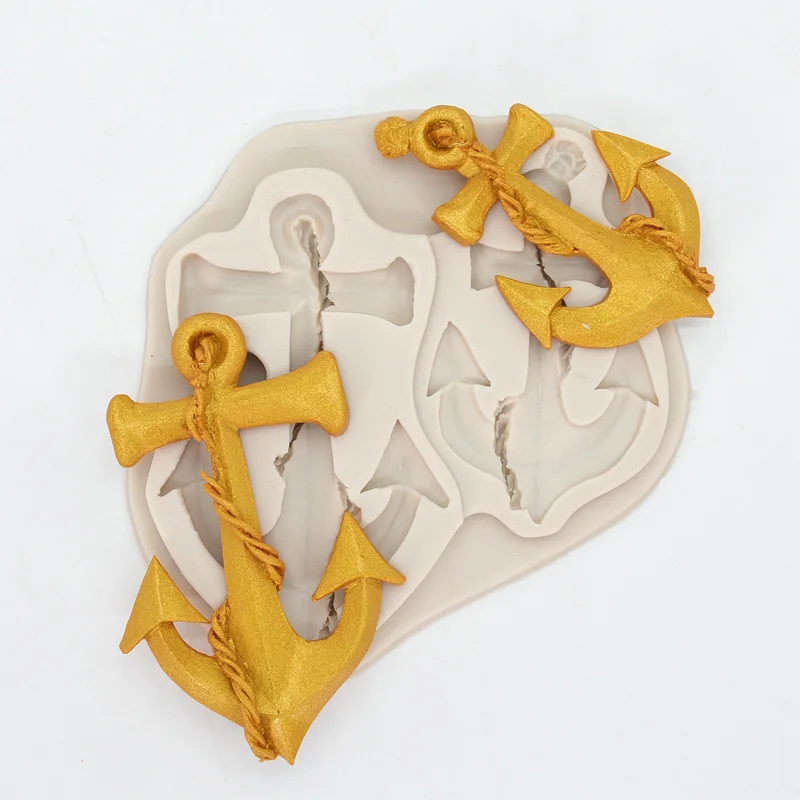 Anchor Resin Lace Silicone Mold Baking Decoration Tool DIY Chocolate Cake Candy Pastry Dessert Fondant Moulds Kitchenware