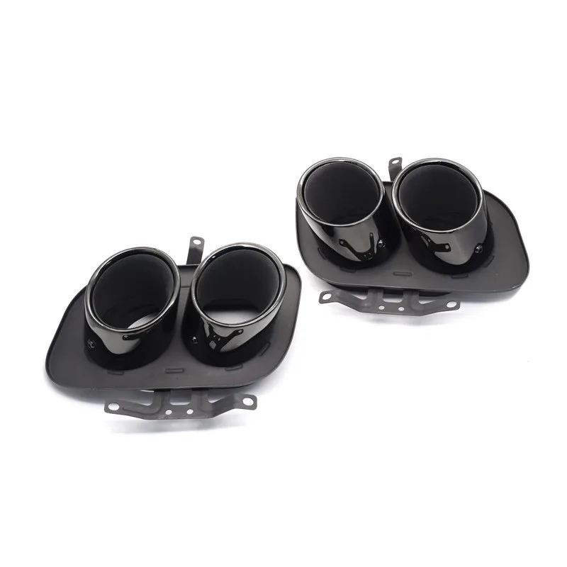 

Глушитель выхлопной трубы для Porsche 911 Carrera, модифицированная нержавеющая сталь 922, задняя часть горла, автомобильные аксессуары