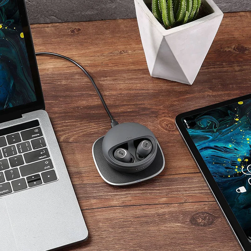 Aukey Aipower – écouteurs sans fil bluetooth 5.0, oreillettes stéréo, commande tactile, casque étanche avec microphone, T10