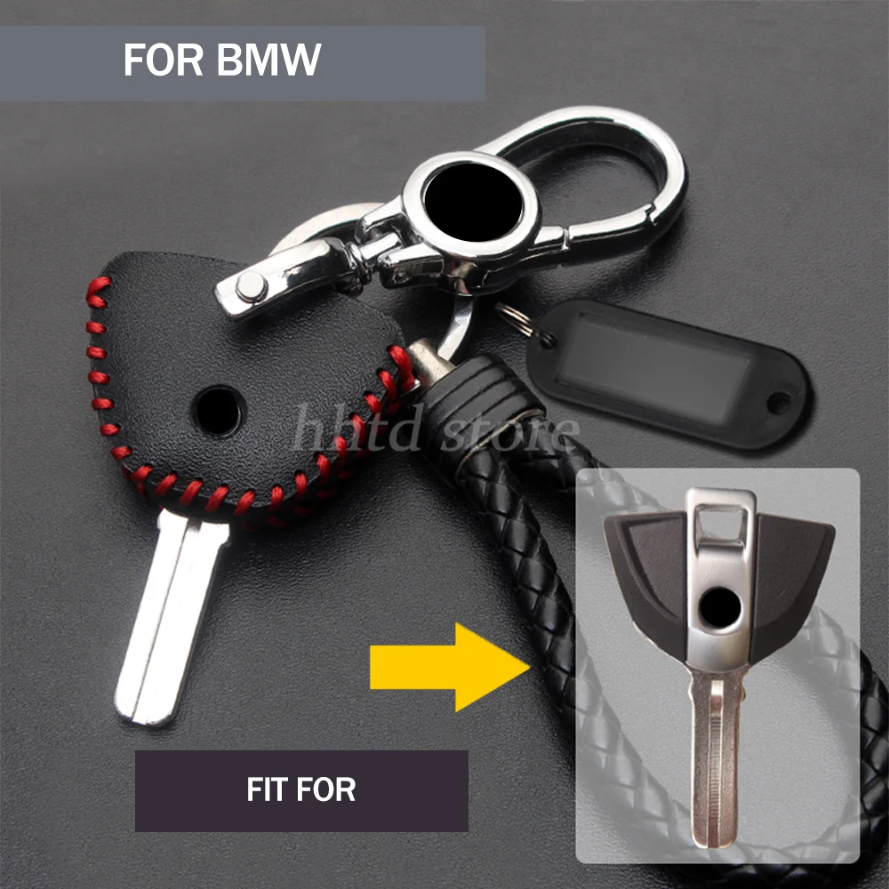 

Genuine Leather Remote Start Motorcycle Key Case Protector Holder Cover Shell For BMW F700GS F800GS R1200R/RT R1200GS S1000RR