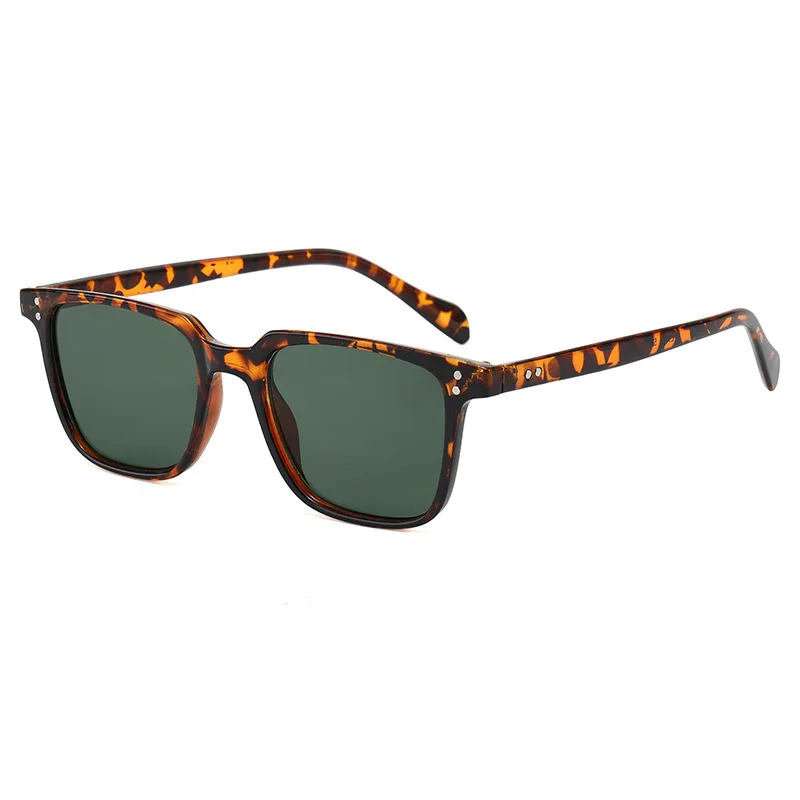 rectangle Rivet Tony Stark Sunglasses women men 2022 brand designer fashion Iron Man Glasses vintage oculos de sol masculino view 3