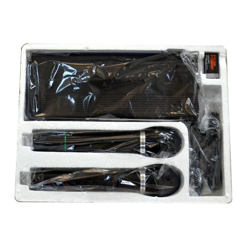 Universal Wireless Microphone 2 In 1 Handheld Mic Black