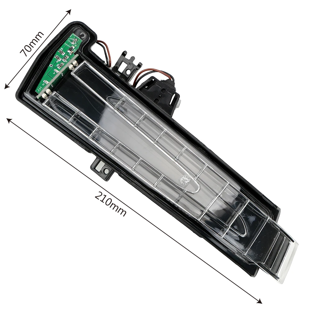 Indicador do espelho retrovisor do carro, lâmpada LED Blinker, luzes de sinalização para Mercedes Benz W221, W212, W204, W176, W246, X156, C204, C117, 12V