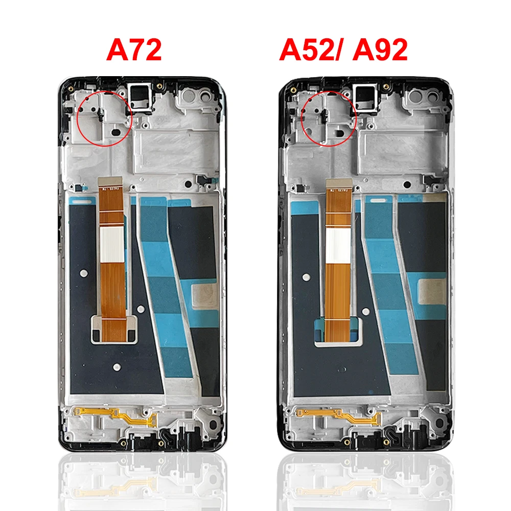 Display for Oppo A72 A92 LCD Display Replacement+Touch Screen Digitizer,For Oppo A52 CPH2059 CPH2067 CPH2069 Display,with Frame